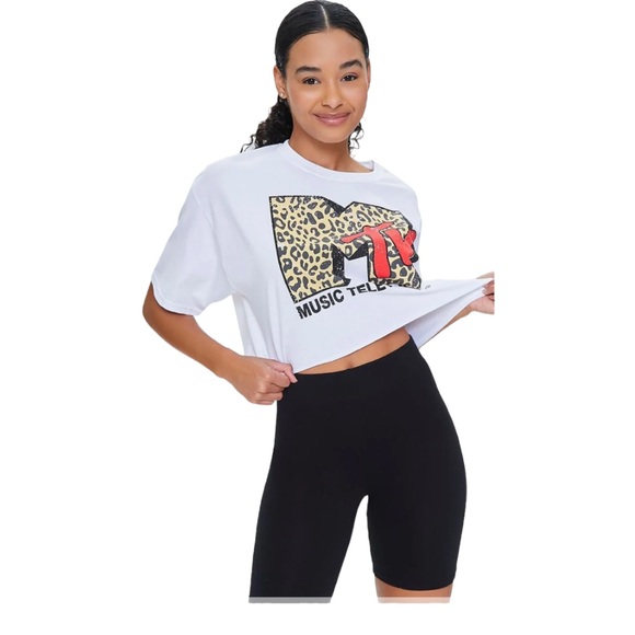 Forever 21 Pants - Basic  Organically Grown Cotton Biker Shorts Size S